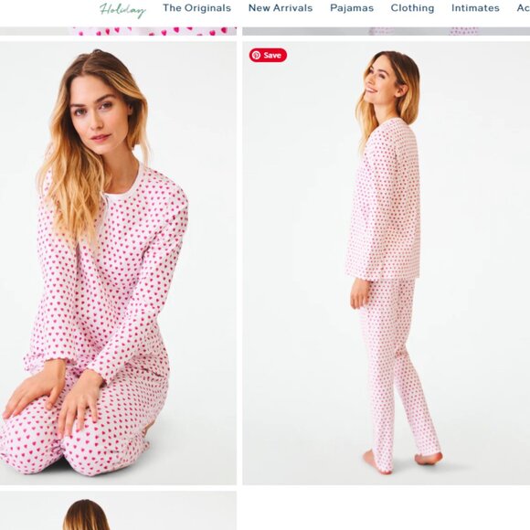 Roller Rabbit 100% Cotton Henley Pajamas NWT MSRP $138 NWT Size Small - Picture 5 of 5